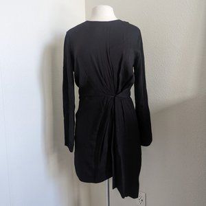 IRO Black Draped Dress 38, M